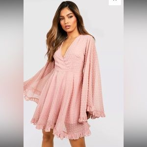 Boohoo Chiffon Dress